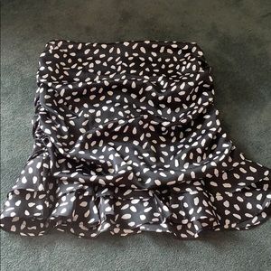 forever 21 polka dot skirt